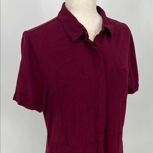 a new day Burgundy Dress